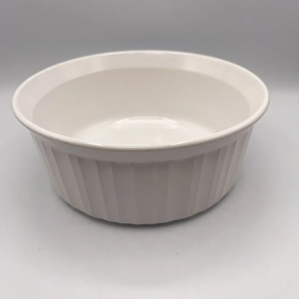 Corning Ware French White Casserole 1.6L Serving Bowl F-5-B - No Lid